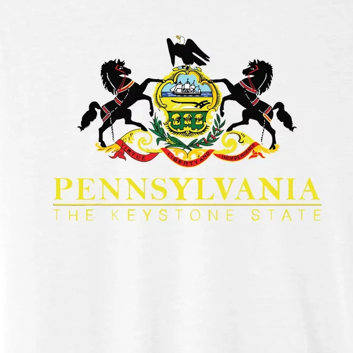 Flag Of Pennsylvania The Keystone State Philadelphia ChromaSoft Performance T-Shirt