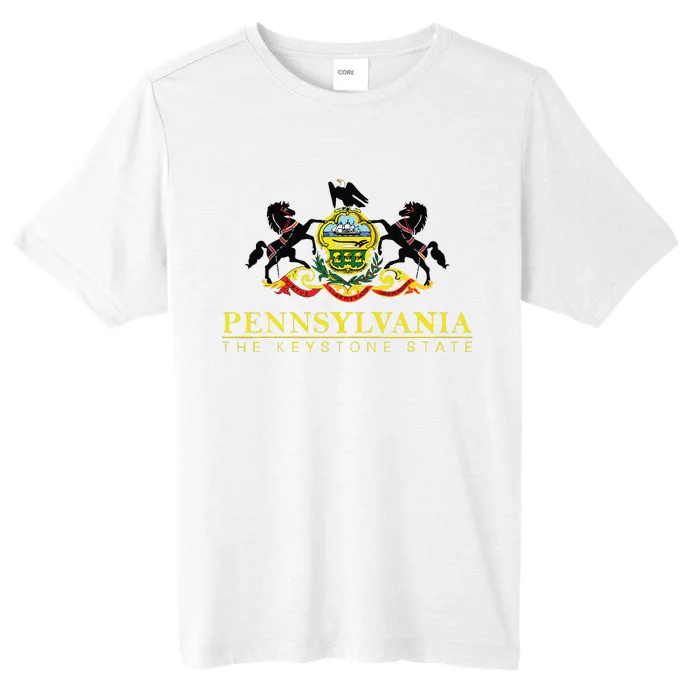 Flag Of Pennsylvania The Keystone State Philadelphia ChromaSoft Performance T-Shirt