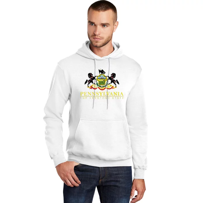 Flag Of Pennsylvania The Keystone State Philadelphia Hoodie