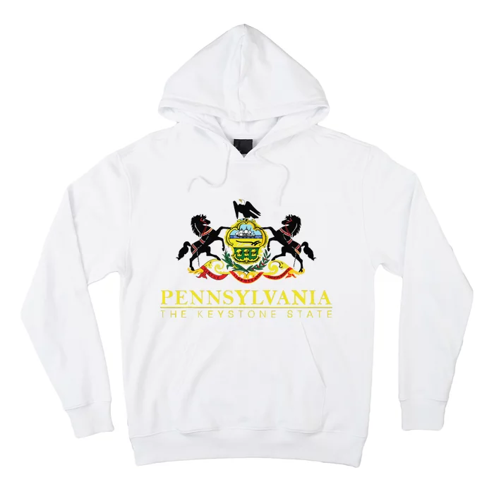 Flag Of Pennsylvania The Keystone State Philadelphia Hoodie