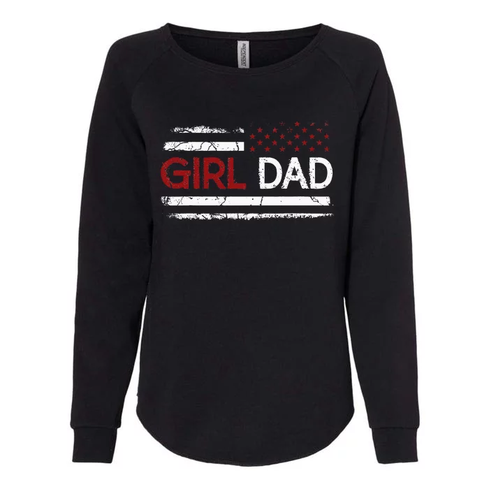 Father of Proud New Dad Daughter Fathers Day Womens California Wash Sweatshirt