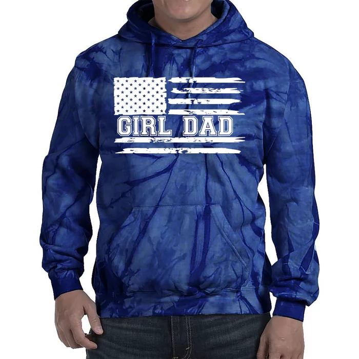 Father Of Proud New Dad Fathers Day Gift Men Tie Dye Hoodie