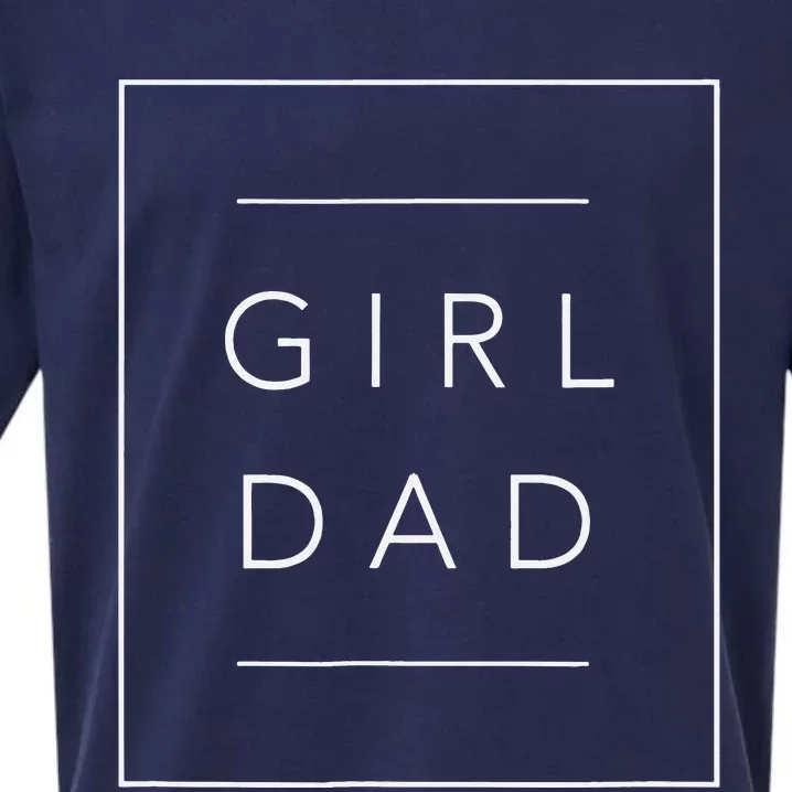 Father of Proud New Dad Daughter Fathers Day Sueded Cloud Jersey T-Shirt