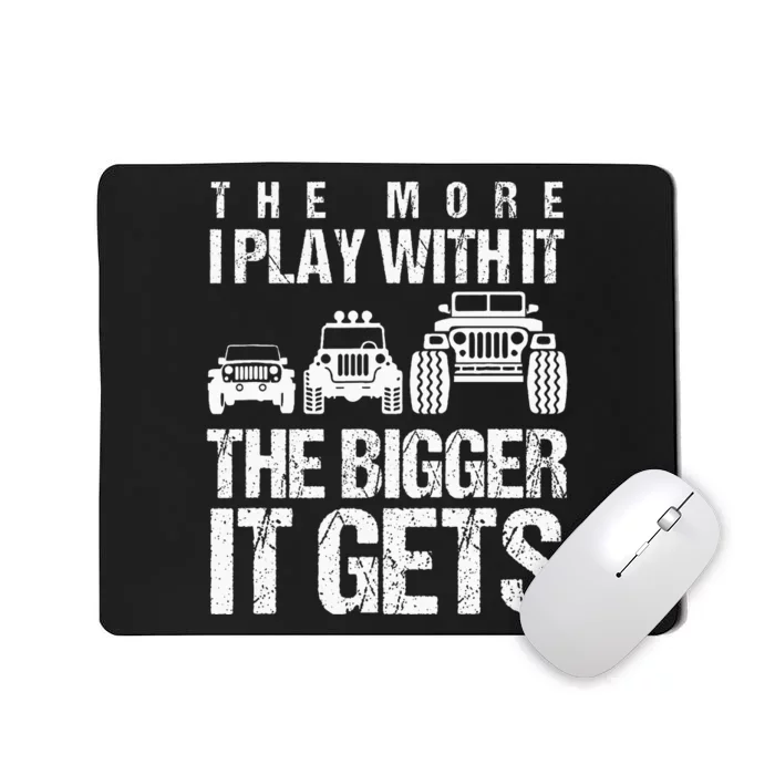 Funny Offroading Puns Offroad Vehicle Car Collector Mousepad