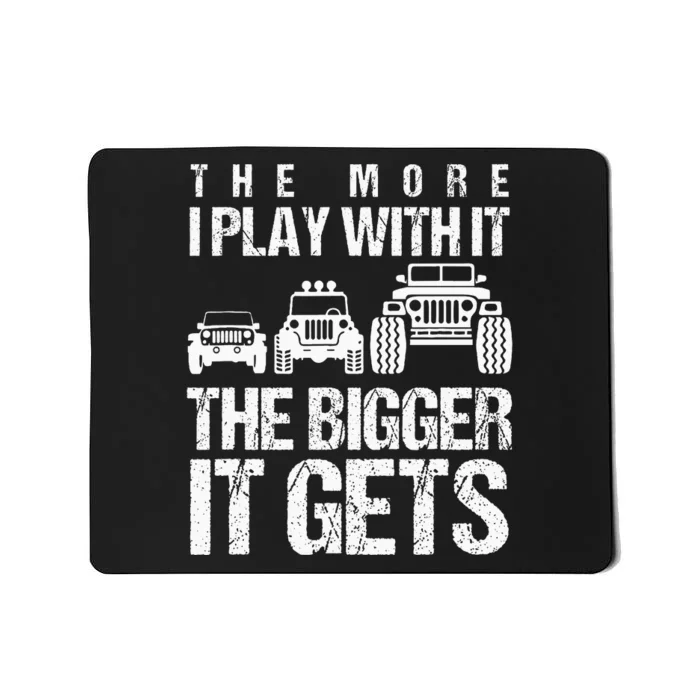 Funny Offroading Puns Offroad Vehicle Car Collector Mousepad