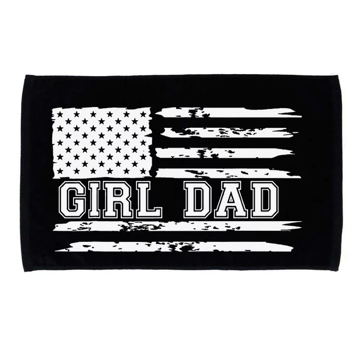 Father of Proud New Dad Fathers Day Gift Microfiber Hand Towel