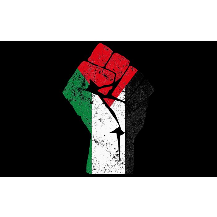 Fist of Palestine Free Palestine Bumper Sticker