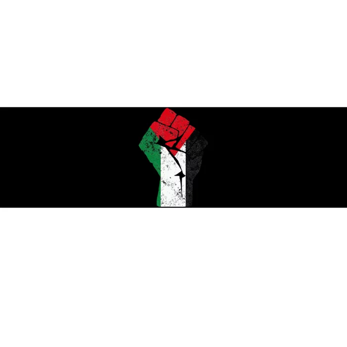 Fist of Palestine Free Palestine Bumper Sticker