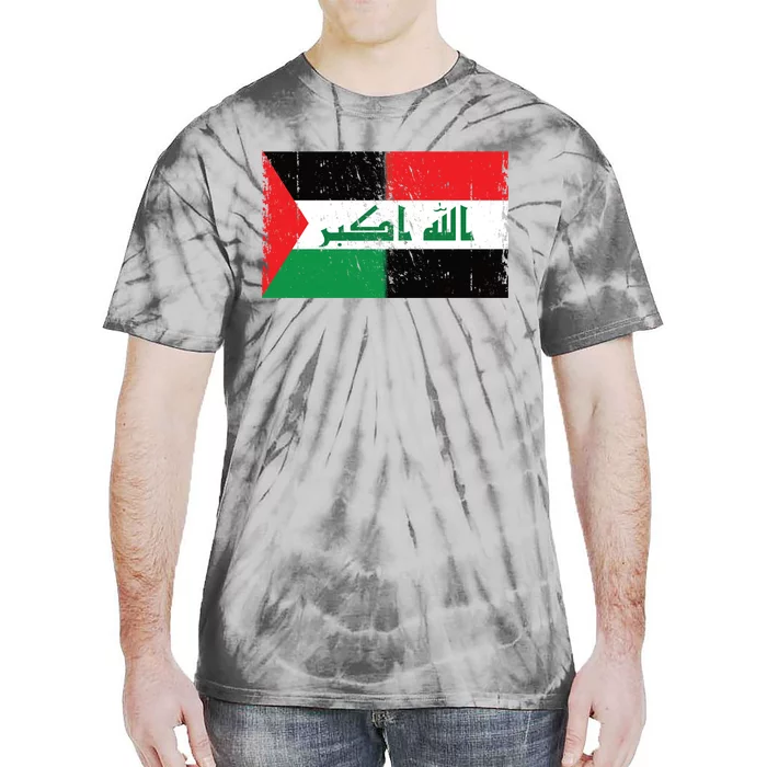 Flag Of Palestine Iraq Palestine Flag Iraq Palestine Tie-Dye T-Shirt