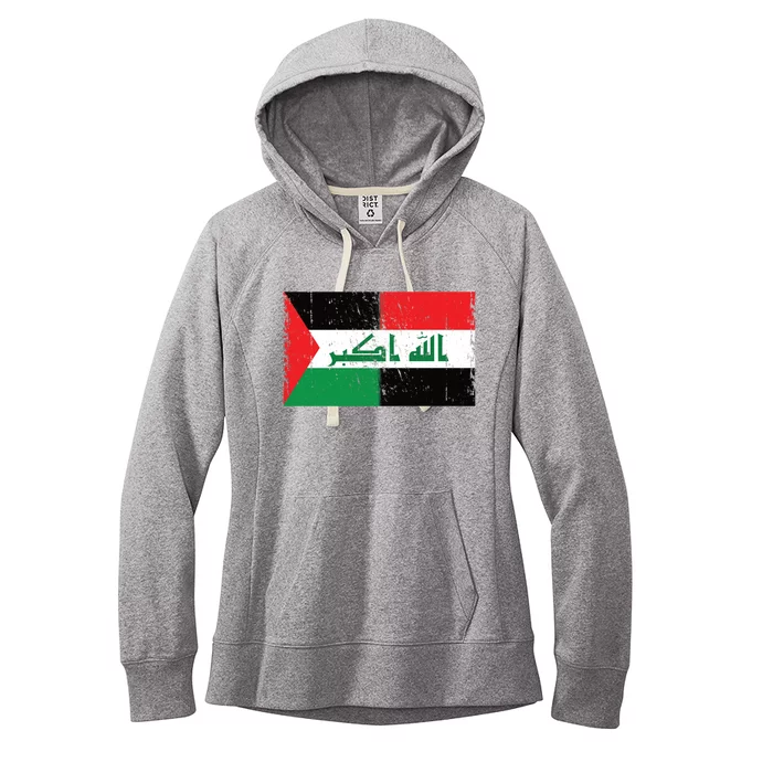 Flag Of Palestine Iraq Palestine Flag Iraq Palestine Women's Fleece Hoodie