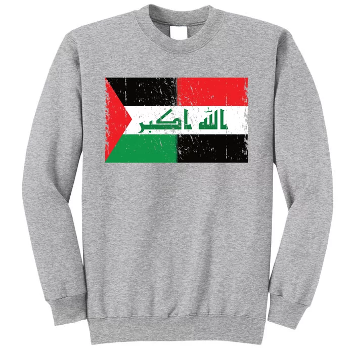 Flag Of Palestine Iraq Palestine Flag Iraq Palestine Tall Sweatshirt