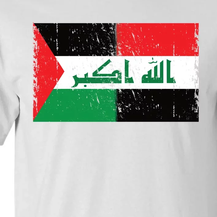 Flag Of Palestine Iraq Palestine Flag Iraq Palestine Tall T-Shirt