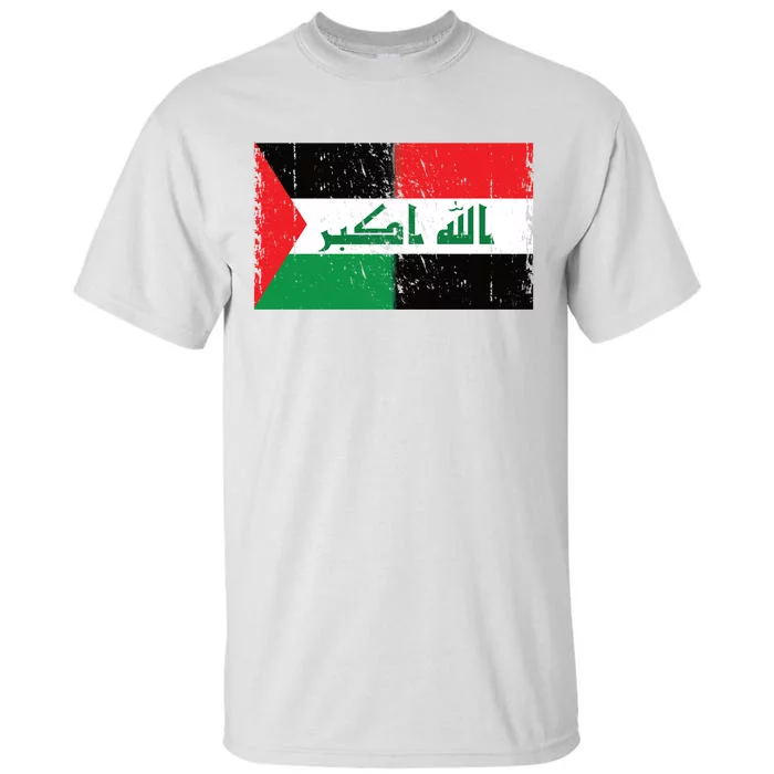 Flag Of Palestine Iraq Palestine Flag Iraq Palestine Tall T-Shirt