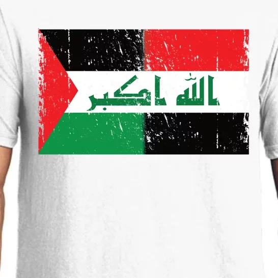 Flag Of Palestine Iraq Palestine Flag Iraq Palestine Pajama Set