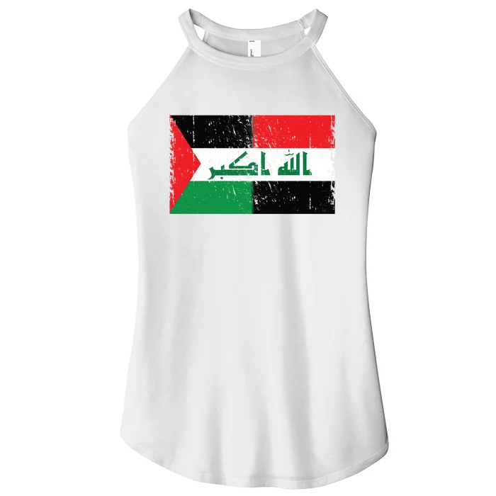 Flag Of Palestine Iraq Palestine Flag Iraq Palestine Women’s Perfect Tri Rocker Tank