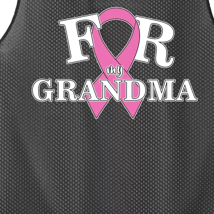 For Grandma Cancer Awareness Mesh Reversible Basketball Jersey Tank