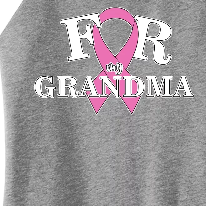 For Grandma Cancer Awareness Women’s Perfect Tri Rocker Tank