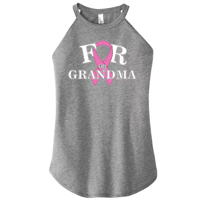 For Grandma Cancer Awareness Women’s Perfect Tri Rocker Tank