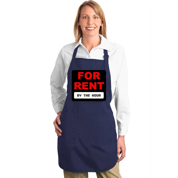 For Rent By The Hour Full-Length Apron With Pocket