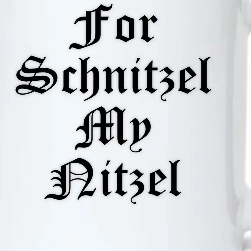 For Schnitzel My Nitzel Funny Oktoberfest Black Color Changing Mug