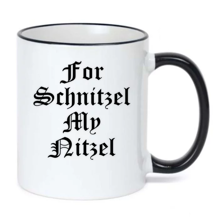 For Schnitzel My Nitzel Funny Oktoberfest Black Color Changing Mug