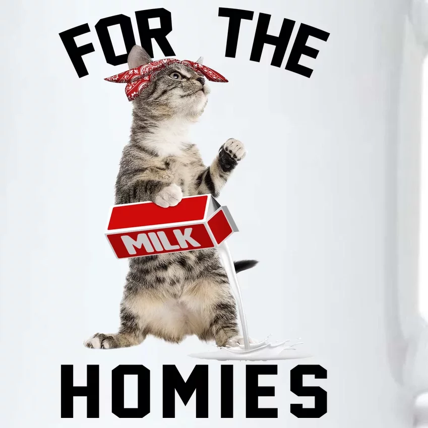 For The Homies Gangsta Cat Black Color Changing Mug