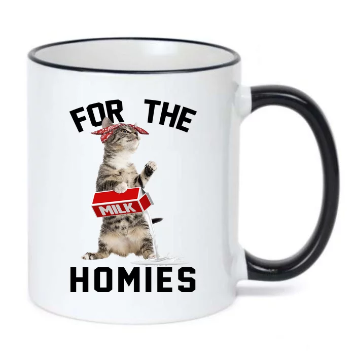 For The Homies Gangsta Cat Black Color Changing Mug