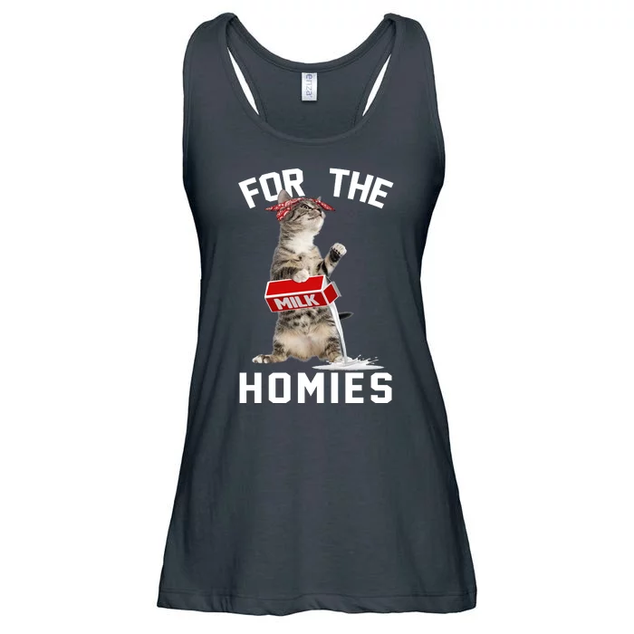 For The Homies Gangsta Cat Ladies Essential Flowy Tank