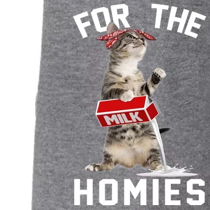 For The Homies Gangsta Cat Doggie 3-End Fleece Hoodie