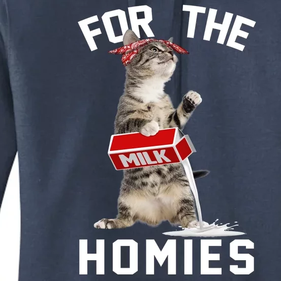 For The Homies Gangsta Cat Women's Pullover Hoodie