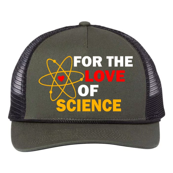 For The Love Of Science Retro Rope Trucker Hat Cap