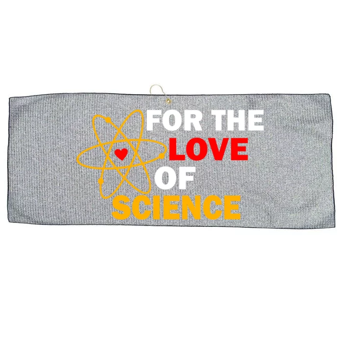 For The Love Of Science Large Microfiber Waffle Golf Towel