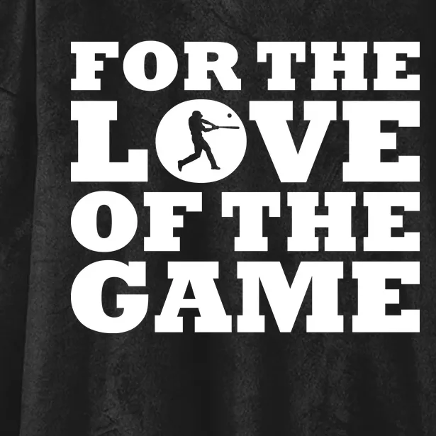 For The Love of the Game Hooded Wearable Blanket