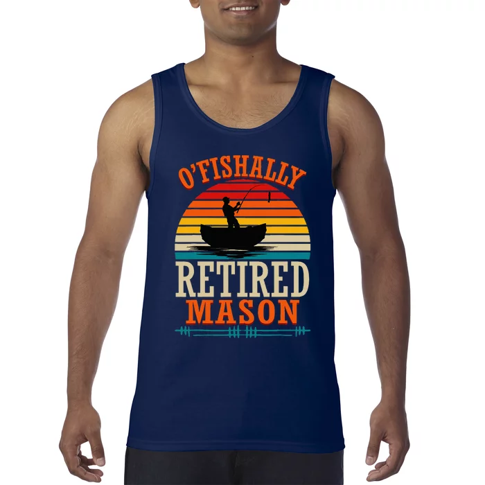 Fishing OFishally Retired Mason Tank Top