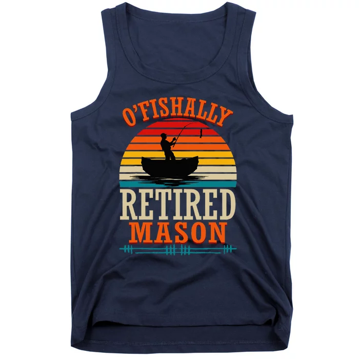 Fishing OFishally Retired Mason Tank Top