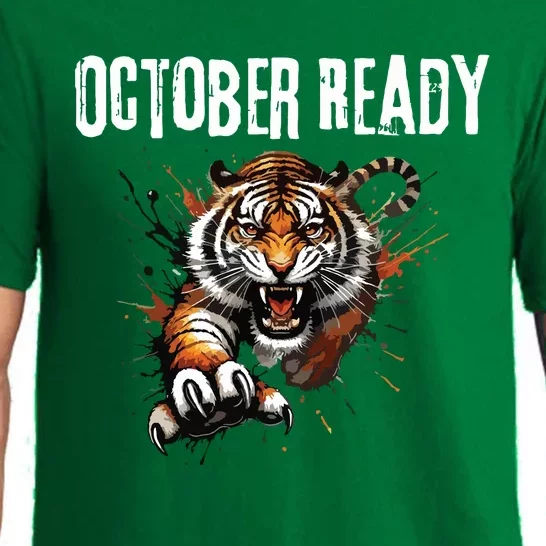 Funny October Ready For Ready Tiger Pajama Set