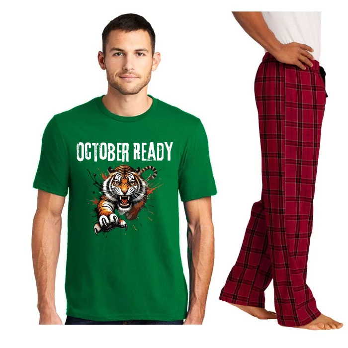 Funny October Ready For Ready Tiger Pajama Set