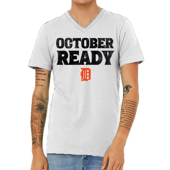 Funny October Ready Funny For Ready Tiger Lovers V-Neck T-Shirt