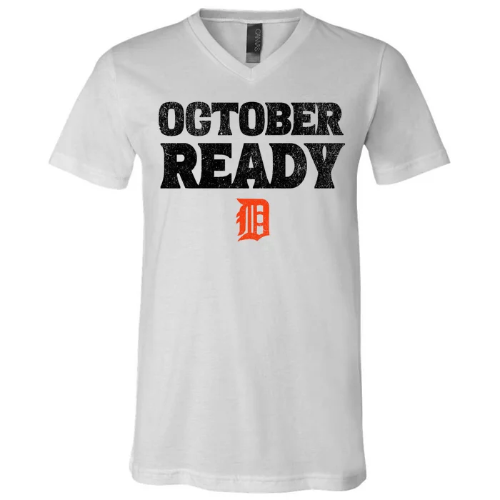 Funny October Ready Funny For Ready Tiger Lovers V-Neck T-Shirt