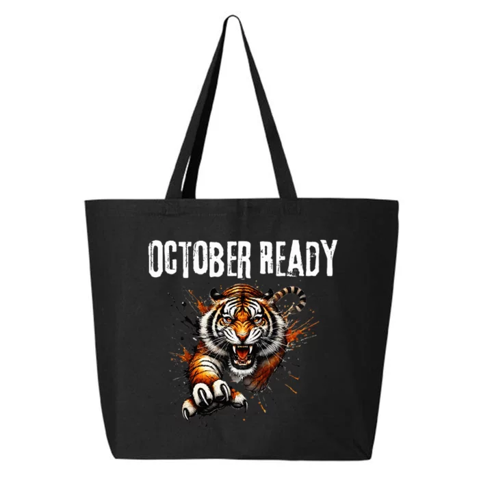 Funny October Ready For Ready Tiger 25L Jumbo Tote