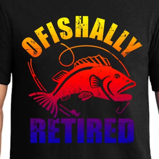 Fishing Ofishally Retired Gift Pajama Set