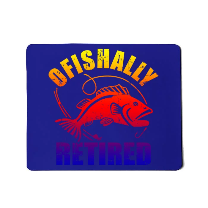 Fishing Ofishally Retired Gift Mousepad