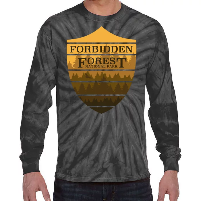 Forbidden Forrest National Park Cool Tie-Dye Long Sleeve Shirt