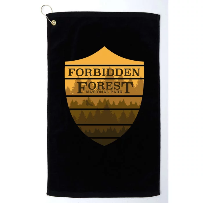 Forbidden Forrest National Park Cool Platinum Collection Golf Towel