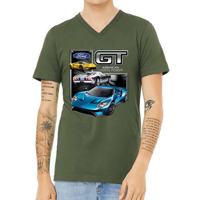 Ford GT V-Neck T-Shirt