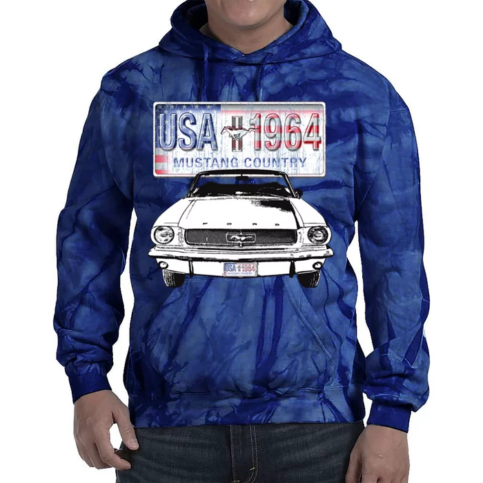 Ford Mustang Country Tie Dye Hoodie