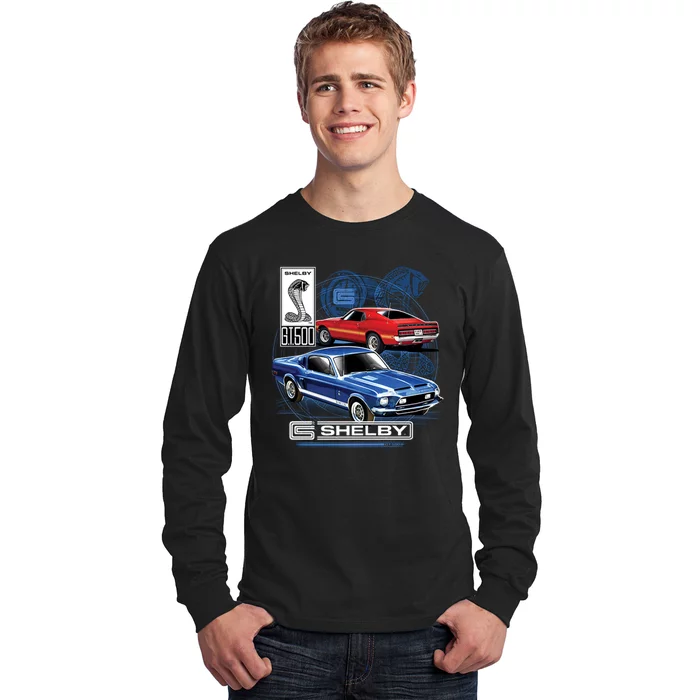 Ford Mustang Shirt Shelby GT500 Long Sleeve Shirt