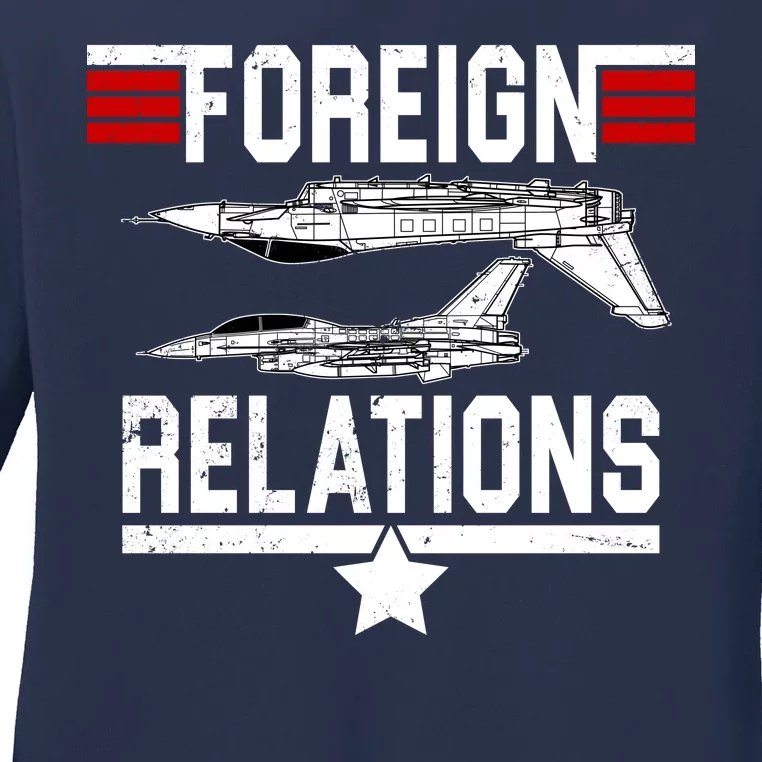 Foreign Relations Ladies Long Sleeve Shirt