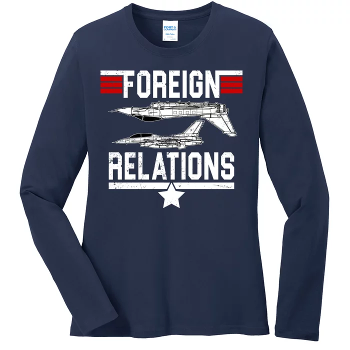 Foreign Relations Ladies Long Sleeve Shirt