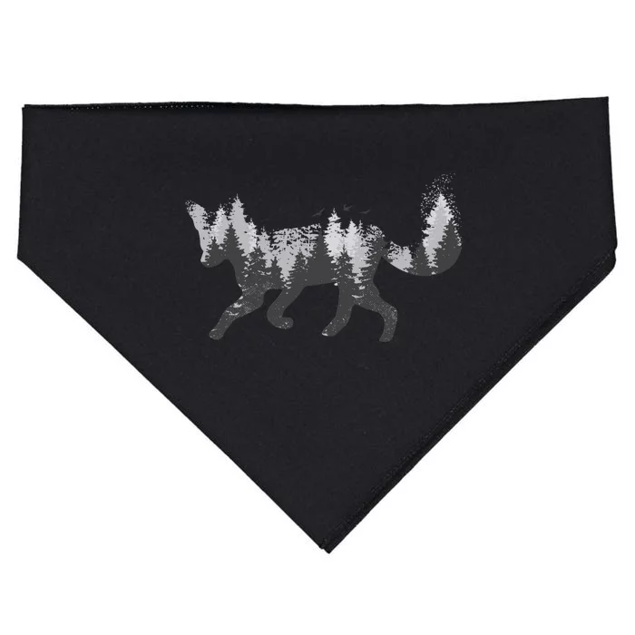 Forest Fox Animal USA-Made Doggie Bandana